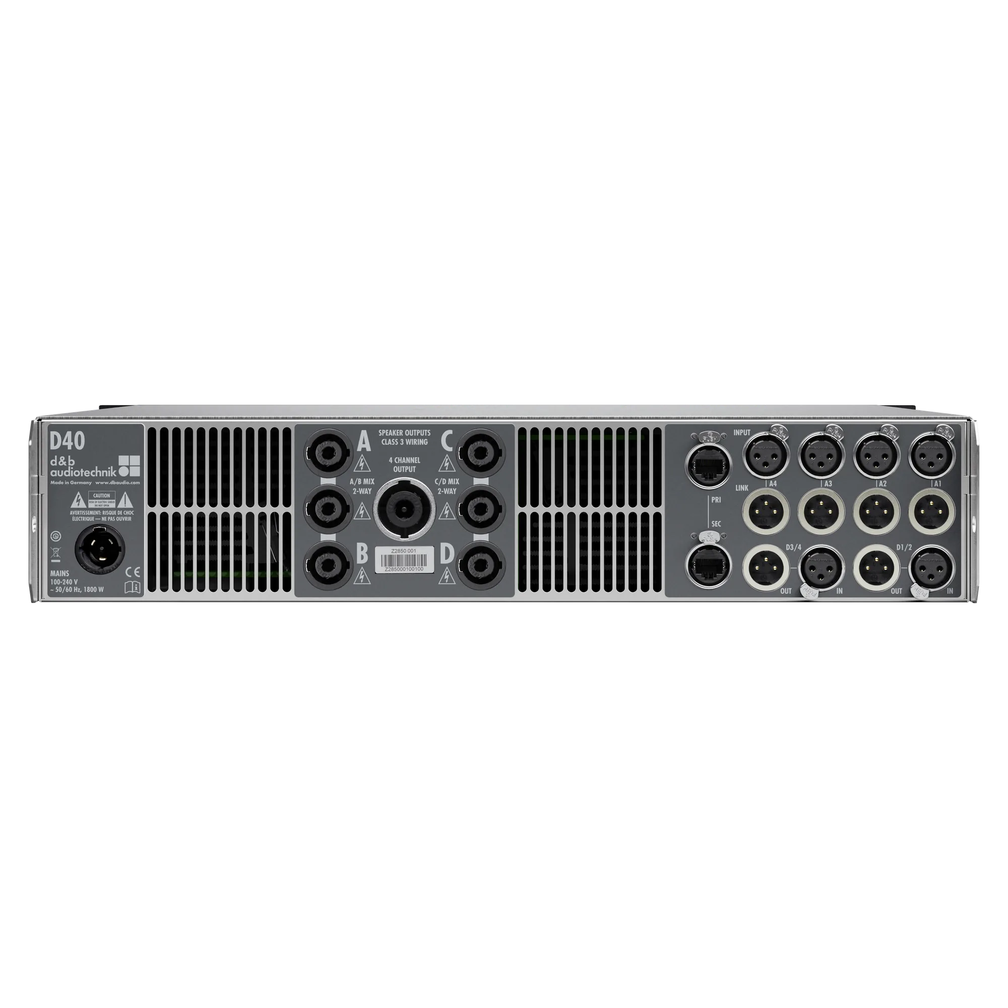 d&b Audiotechnik- Systemendstufe - D40 - Einzel-Set – Bild 3